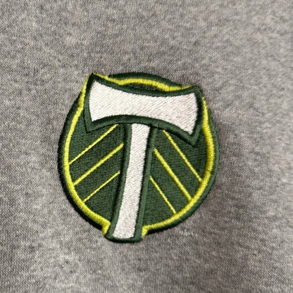 Adidas MLS Portland Timbers Gray Crewneck Sweatshirt Men’s 2XL - Picture 5 of 10